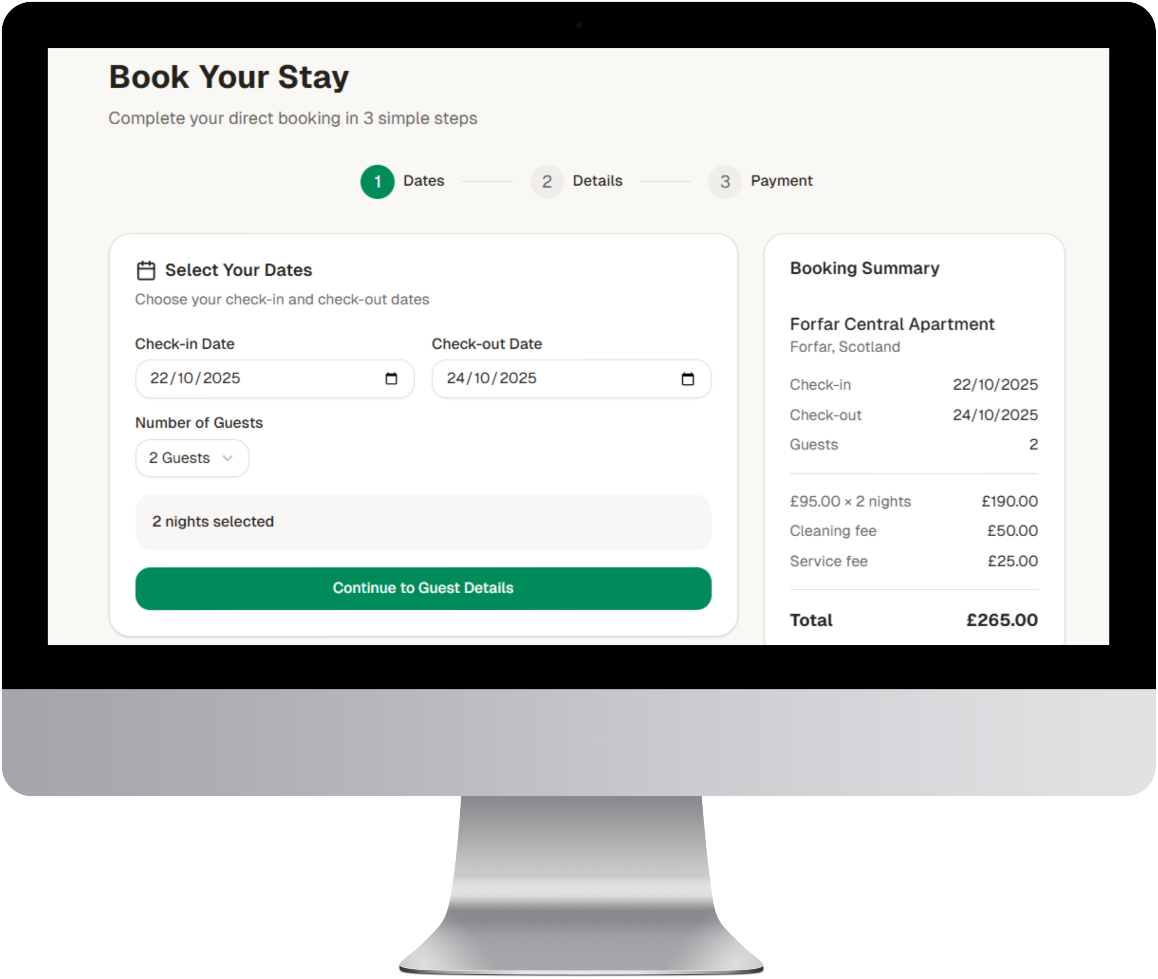 Booking System Website